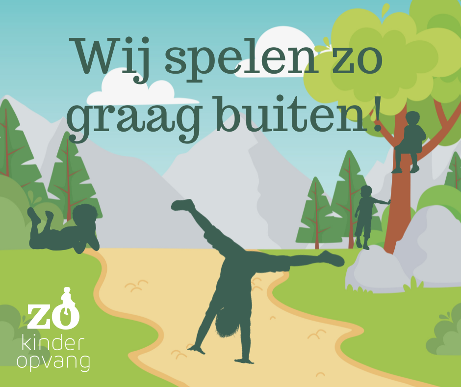 Wij spelen zo graag buiten!